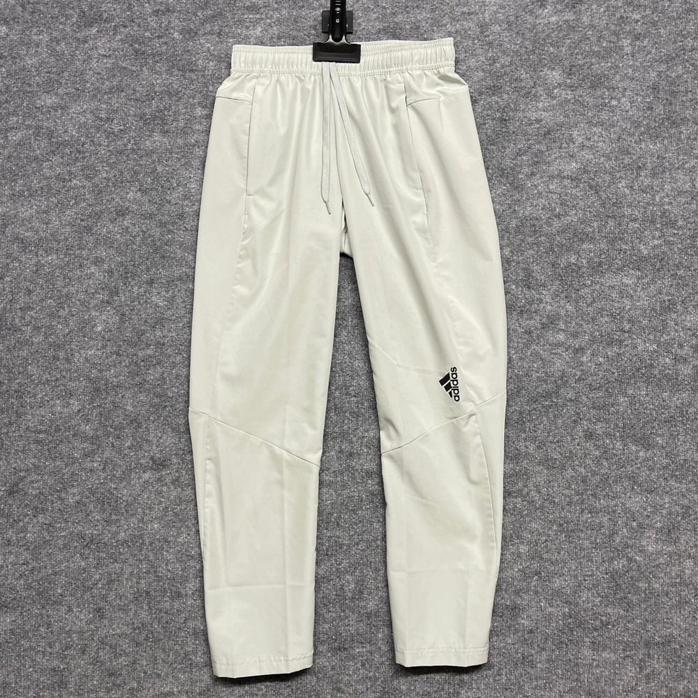 Adidas Pants Mens‎ Small Gray Training Tapered Lightweight Running Joggers